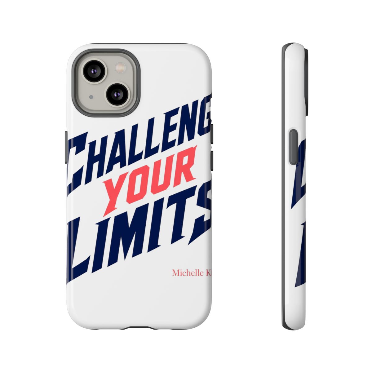 Michelle Khare "Challenge Your Limits" Phone Case - alternate angle 3, merchandise