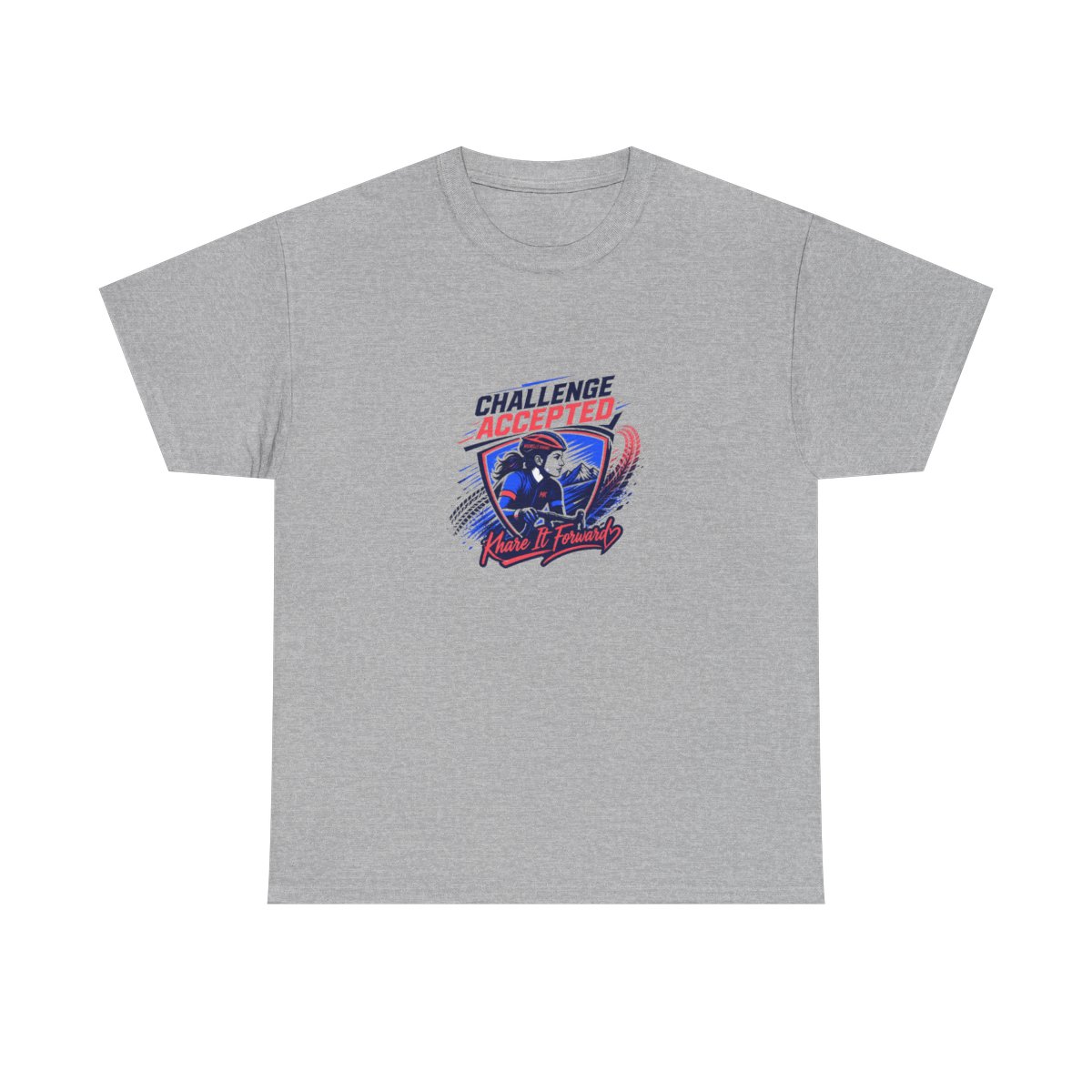 Michelle Khare "Challenge Accepted" Unisex Tee - alternate angle 4, merchandise